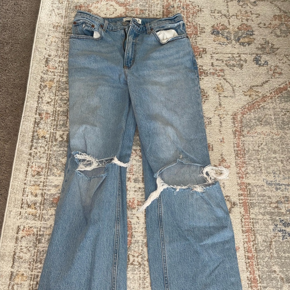 Abercrombie 90s Relaxed High Rise Jeans